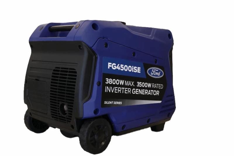 FORD FG4500iSR Inverter-Generator, Seitenansicht, zeigt das kompakte Design, die ergonomische Handhabung und die robuste Bauweise